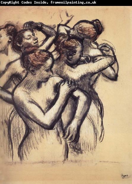 Edgar Degas Dancers,nude Study
